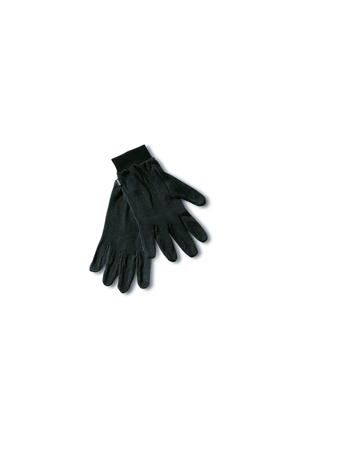 Unterziehhandschuhe Seide Schwarz Unisex