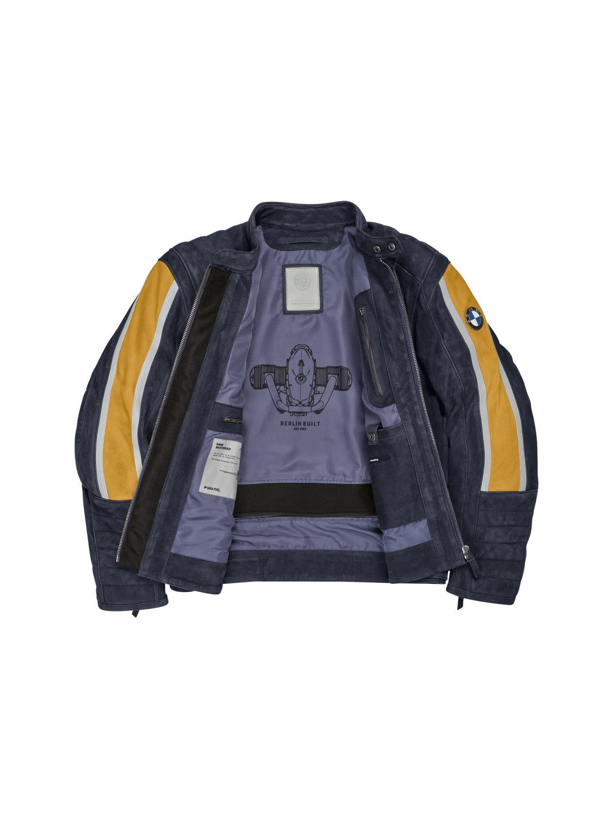 Jacke Schwabing, Blau/Gelb, L (76125B3D5C5) - 4