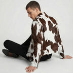 Men’s Hair-On Cowhide Double Rider Jacket