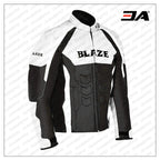 Custom Motorcycle Black & White Motorcycle Jacket