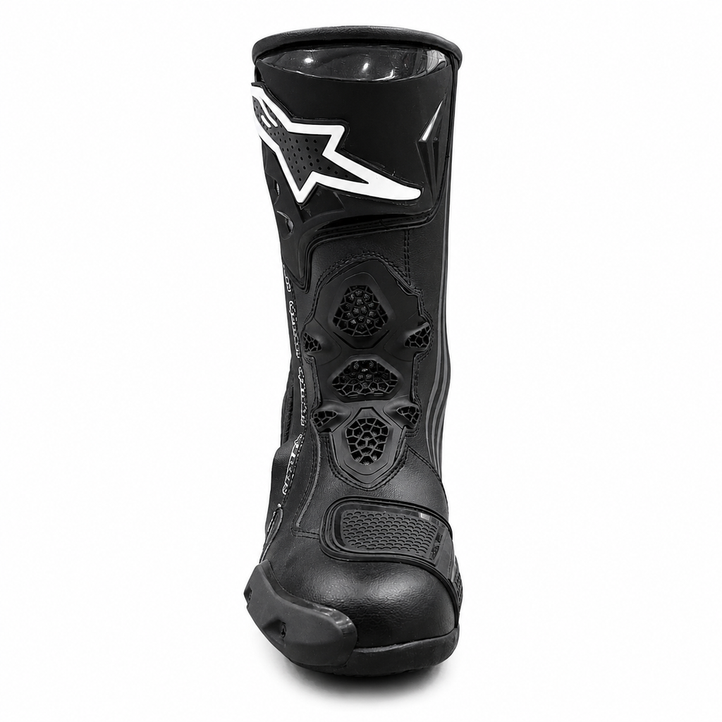 Alpinestars Supertech R Vented Boots | White/Black Edition