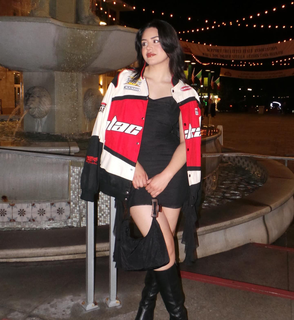 Blackair Motorsport Jacket – Bold Oversized F1 Streetwear