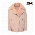 Darnesha Shearling Biker Fur Jacket