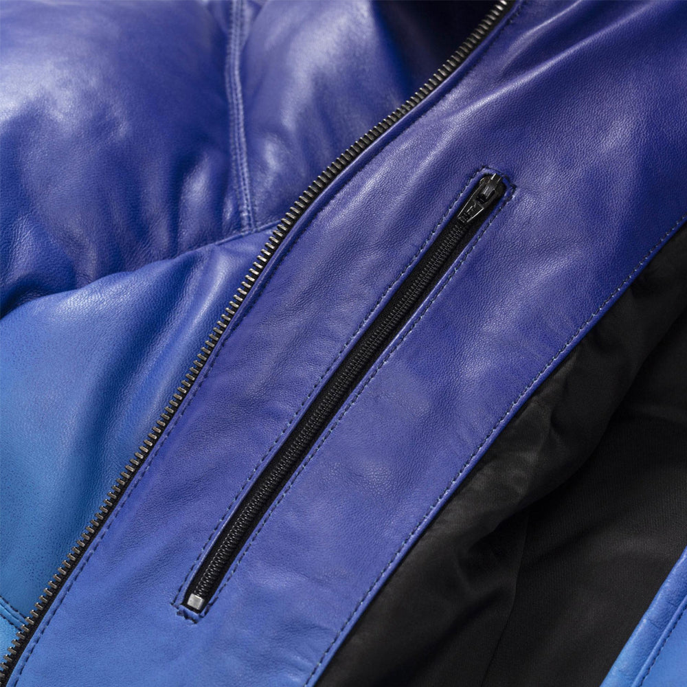 SNS x Double Goose Straight Bomber Jacket | Gradient Purple & Blue