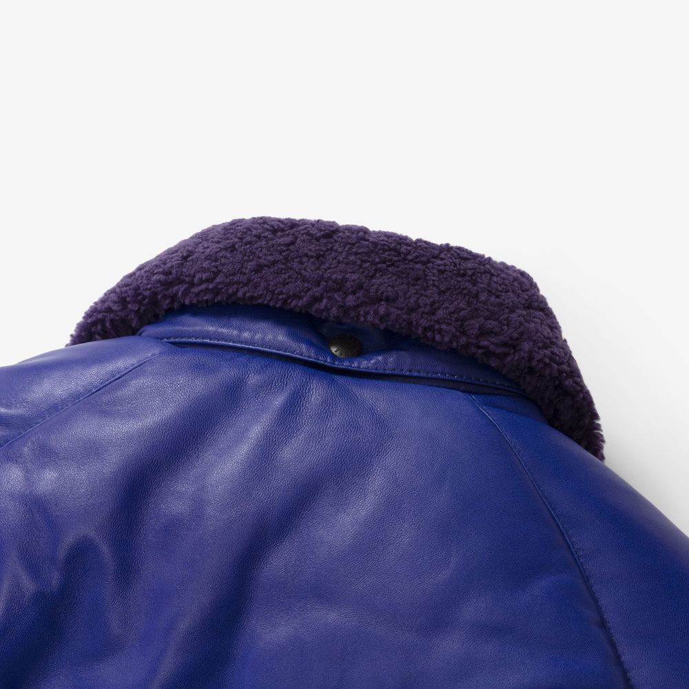 SNS x Double Goose Straight Bomber Jacket | Gradient Purple & Blue
