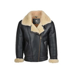 Unisex Aviator B3 Bomber Shearling Fur Leather Jacket