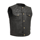 Shell Shock Men's Motorcycle Leather Vest limited edition