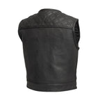 Shell Shock Men's Motorcycle Leather Vest limited edition