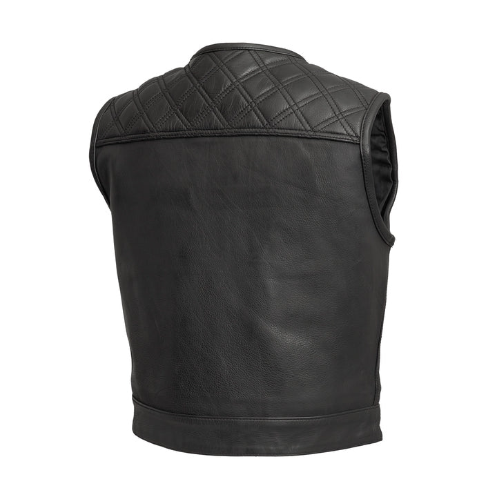 Shell Shock Men's Motorcycle Leather Vest limited edition