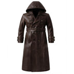 Unisex Leather Halloween Costume Coat