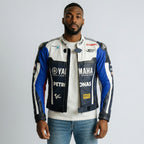 Yamaha Petronas Factory Racing Motorcycle Leather Jacket