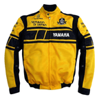 Yamaha Men’s Yellow CE-Certified Mesh Motorcycle Jacket