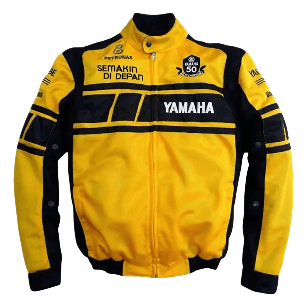 Yamaha Men’s Yellow CE-Certified Mesh Motorcycle Jacket