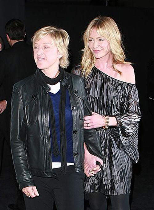 Ellen DeGeneres Leather Jacket
