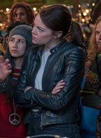 Emma Stone Zombieland Double Tap Leather Jacket