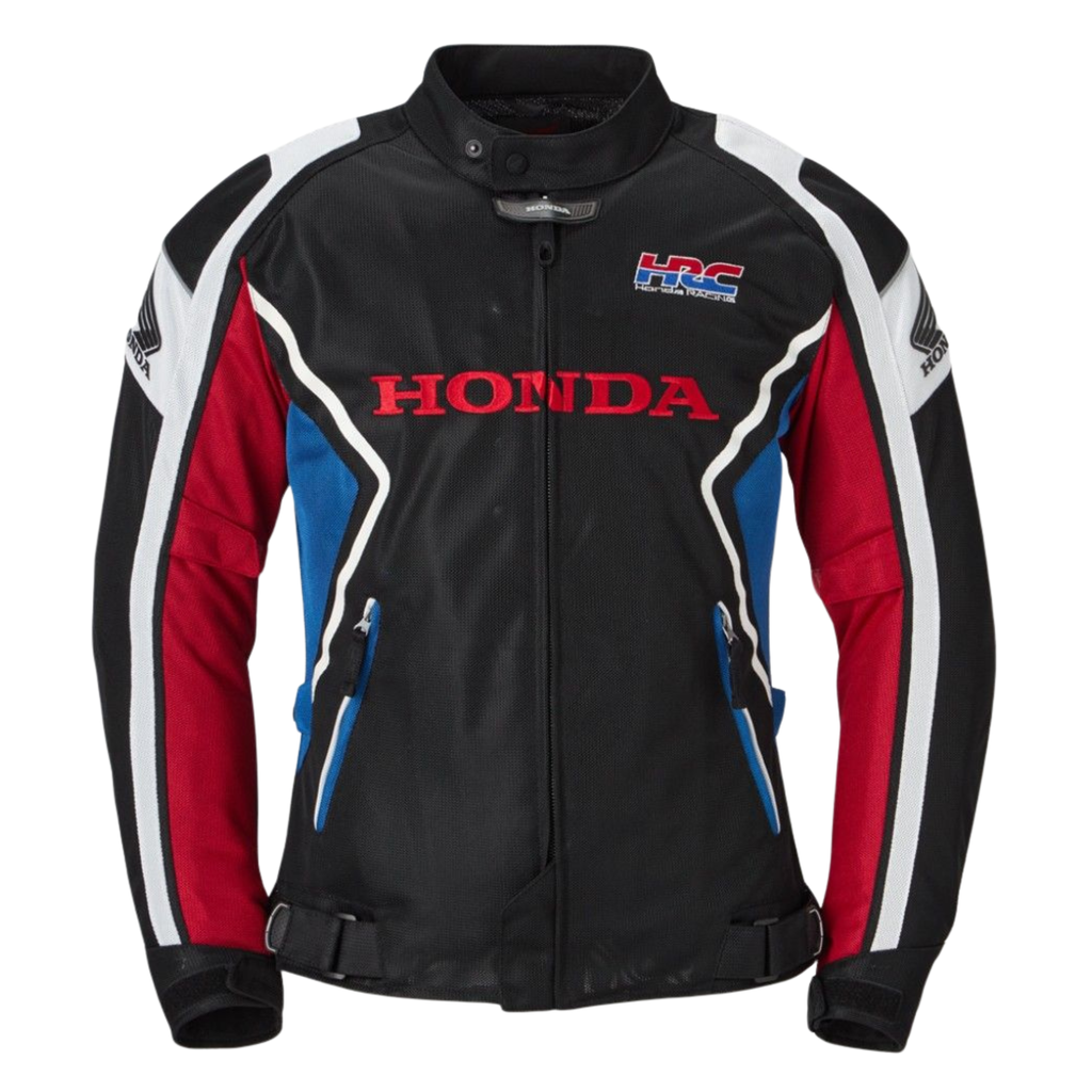Honda HRC Men’s Black Red Racing Motorcycle Jacket