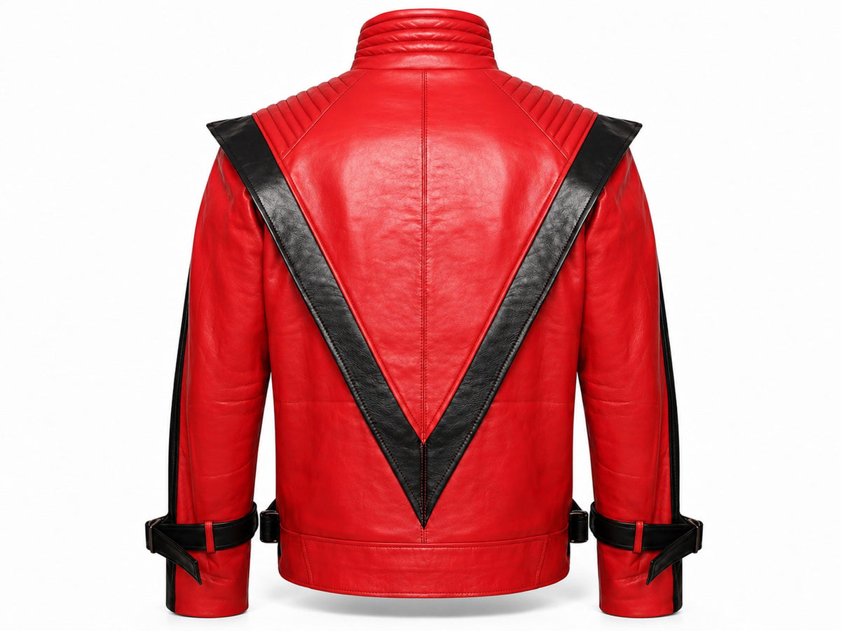 Michael Jackson Red Black Thriller Jacket