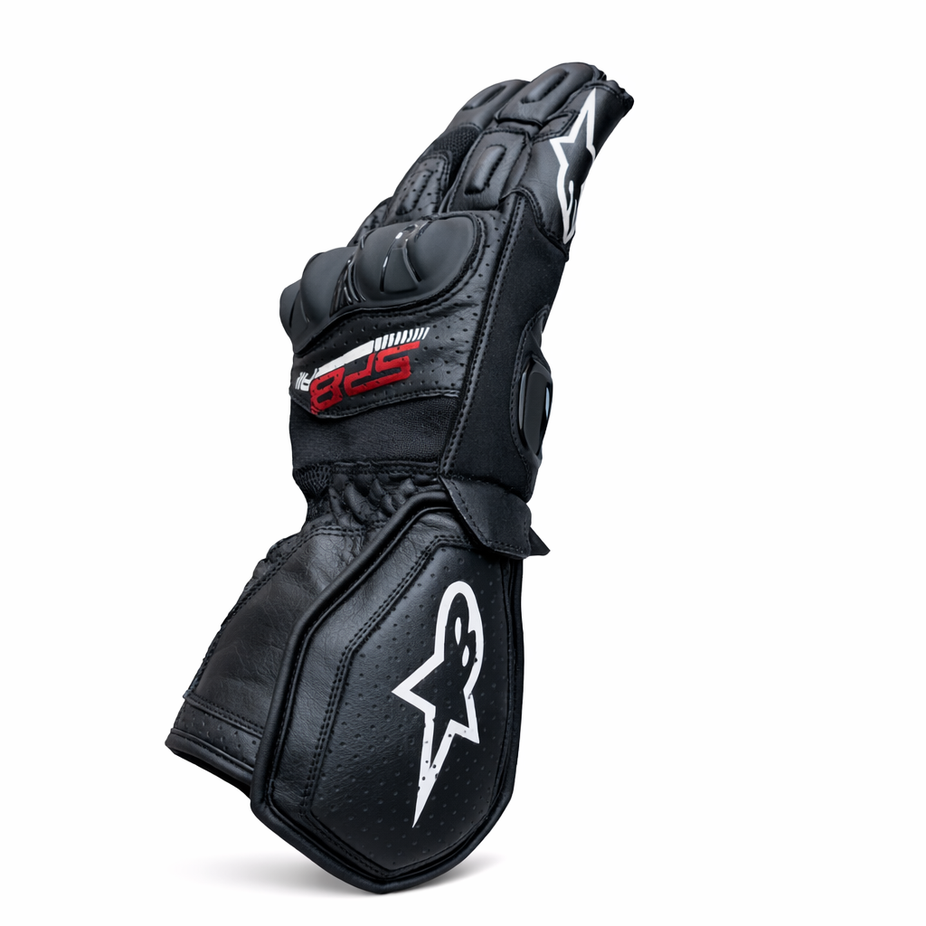 Alpinestars SP-8 Air Racing Motorcycle Riding Gloves | Black