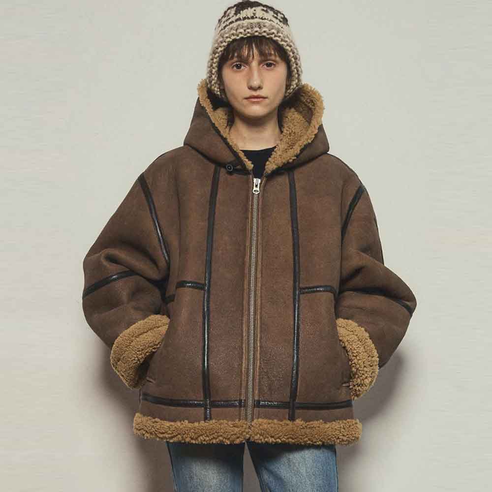 Faux Fur Hooded Jacket for Women
