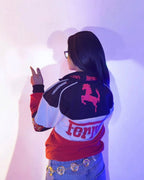 Scuderia Ferrari Printed Racing Jacket - F1 Motorsport Streetwear (Unisex)