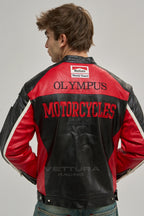 Ferrari F1 Olympus Leather Jacket - Red Edition – Ready to Ship