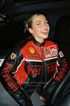 Ferrari F1 Olympus Leather Jacket - Red Edition – Ready to Ship