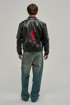 Ferrari F1 Vintage Leather Jacket - Red Edition – Ready to Ship