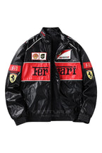 Ferrari F1 Vintage Leather Jacket - Red Edition – Ready to Ship