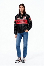 Ferrari F1 Vintage Leather Jacket - Red Edition