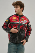 Ferrari F1 Olympus Leather Jacket - Red Edition – Ready to Ship