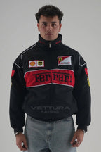 Ferrari F1 Vintage Racing Jacket - Black Edition – Ready to Ship