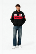 Ferrari F1 Vintage Racing Jacket - Black Edition