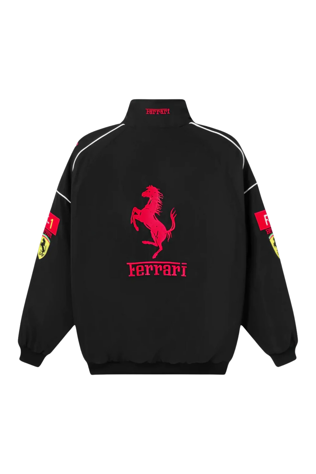 Ferrari F1 Vintage Racing Jacket - Black Edition – Ready to Ship