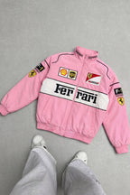 Ferrari F1 Vintage Racing Jacket - Pink Edition – Ready to Ship
