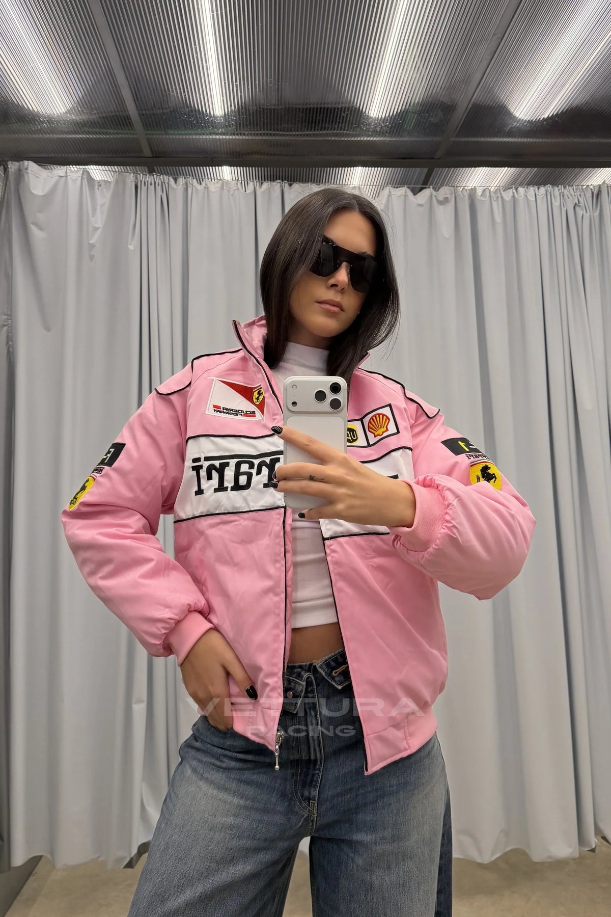 Ferrari F1 Vintage Racing Jacket - Pink Edition – Ready to Ship
