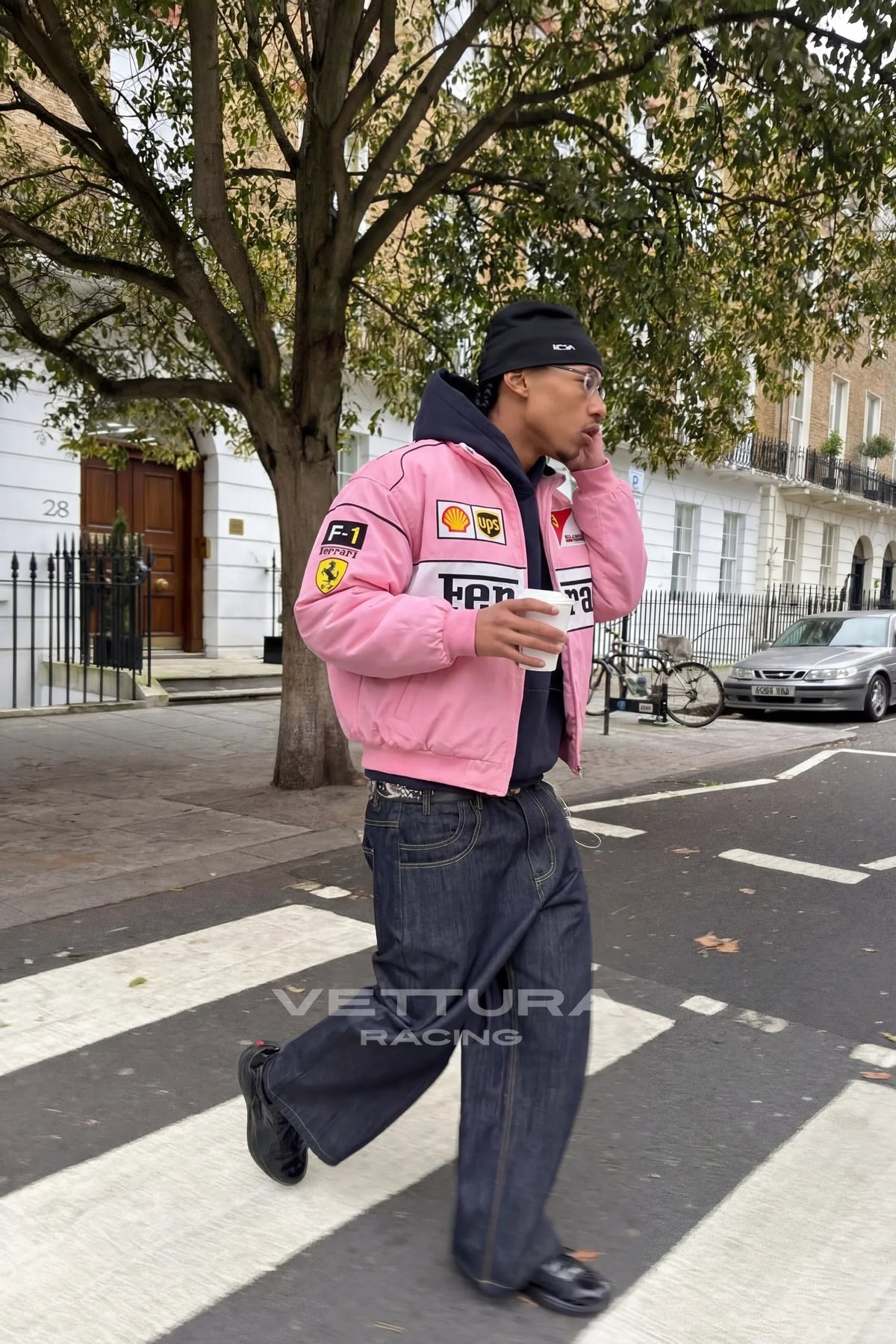 Ferrari F1 Vintage Racing Jacket - Pink Edition – Ready to Ship