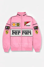 Ferrari F1 Vintage Racing Jacket - Pink Edition – Ready to Ship