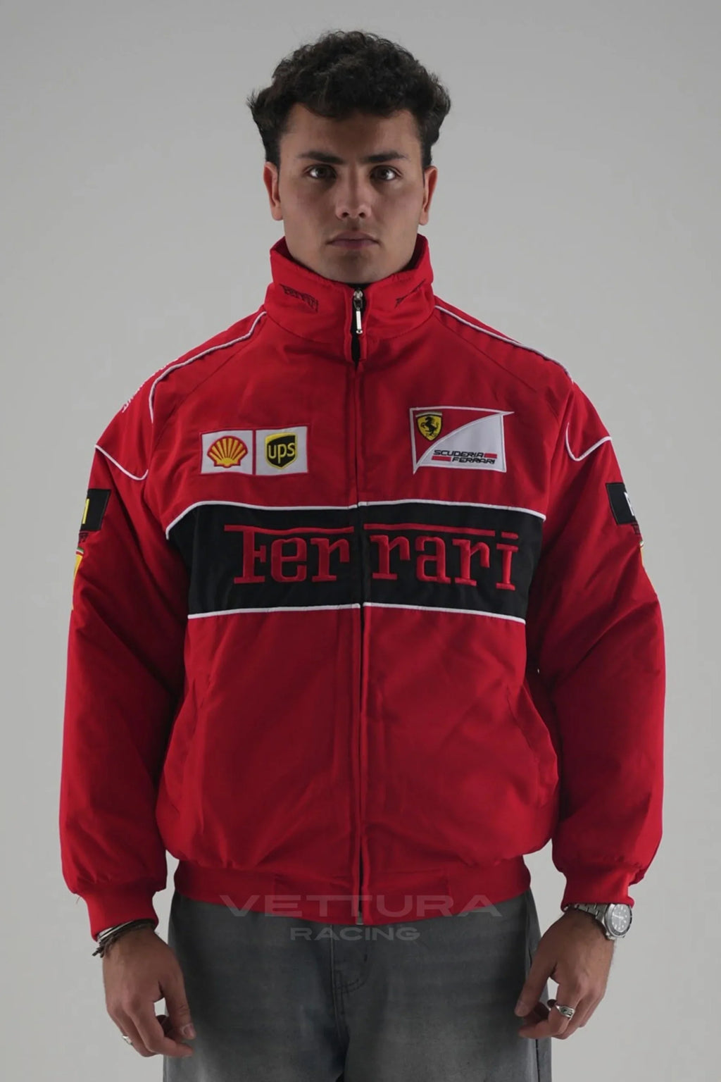 Ferrari F1 Vintage Racing Jacket - Red Edition – Ready to Ship