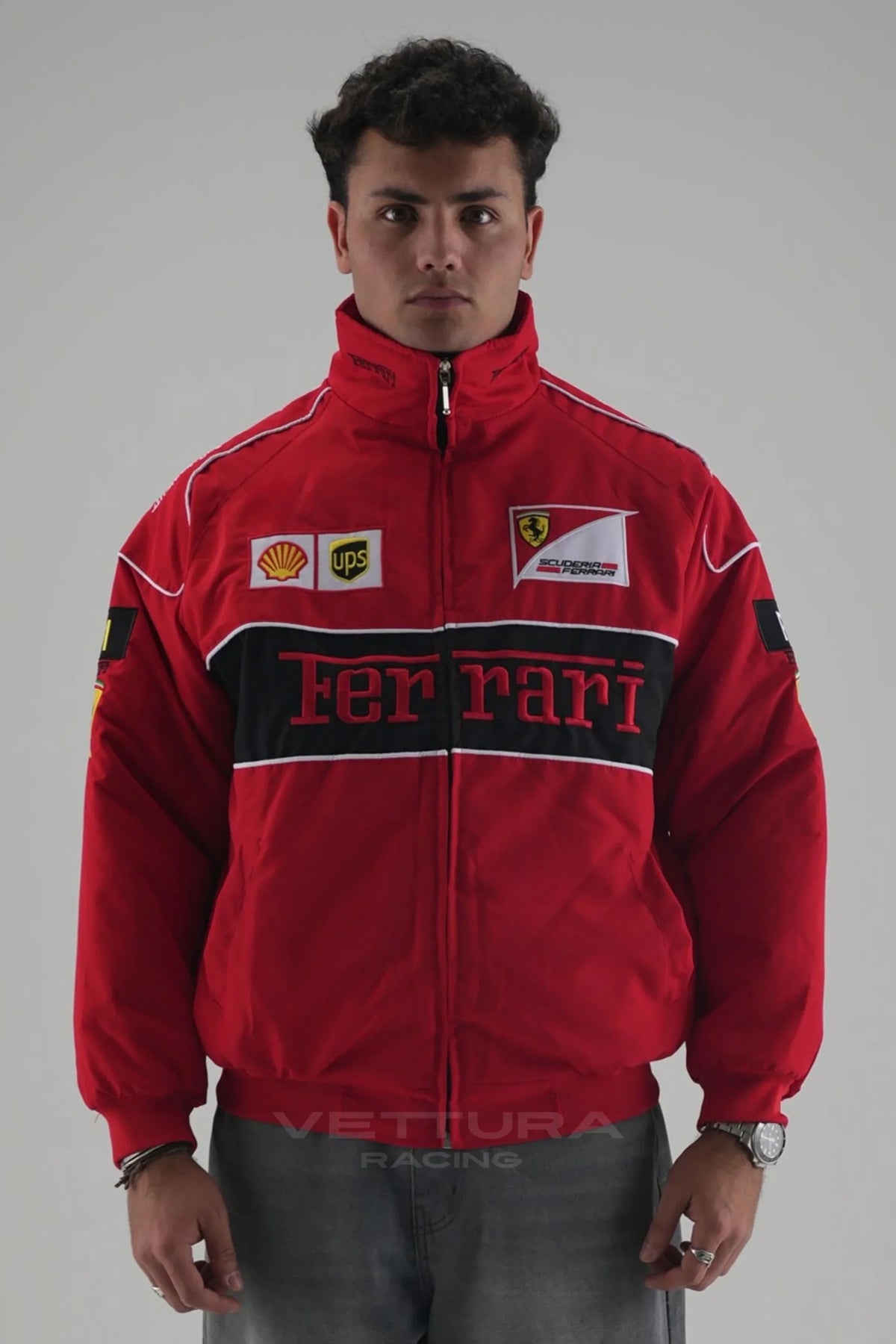 Ferrari F1 Vintage Racing Jacket - Red Edition – Ready to Ship