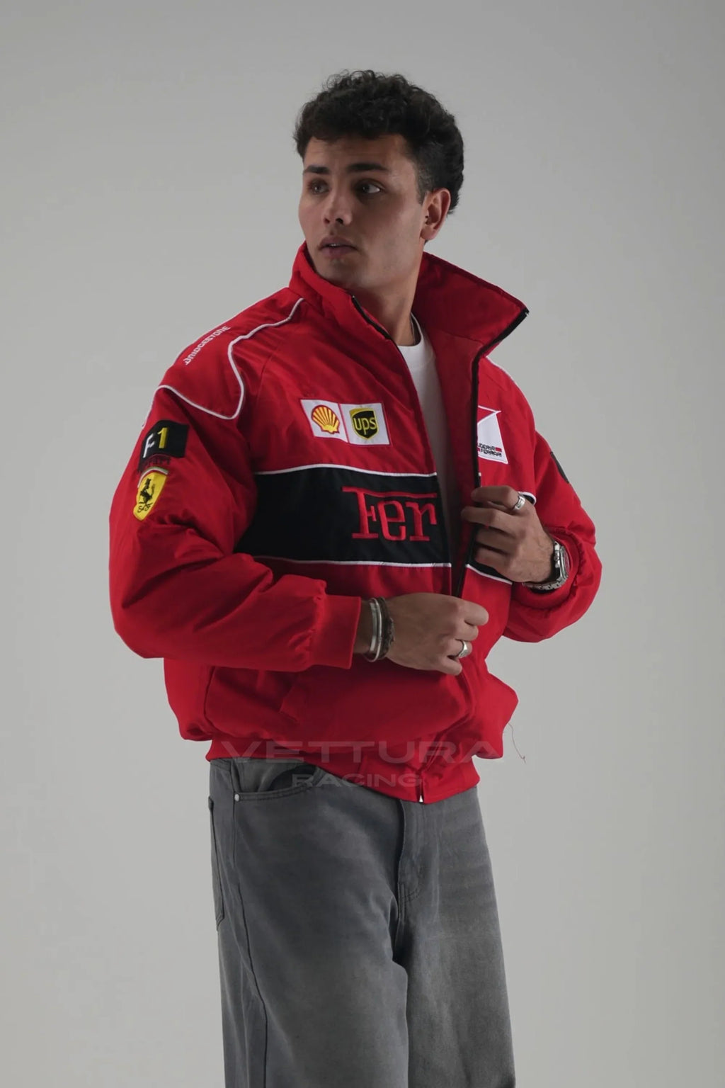 Ferrari F1 Vintage Racing Jacket - Red Edition – Ready to Ship