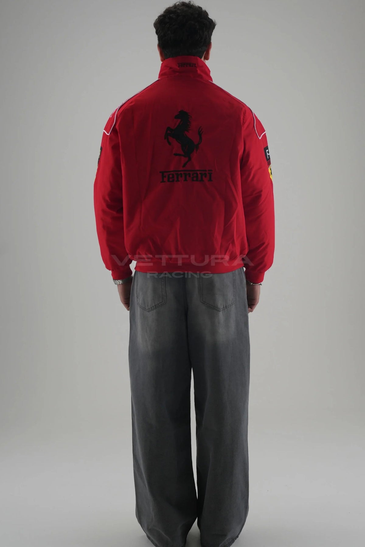 Ferrari F1 Vintage Racing Jacket - Red Edition – Ready to Ship