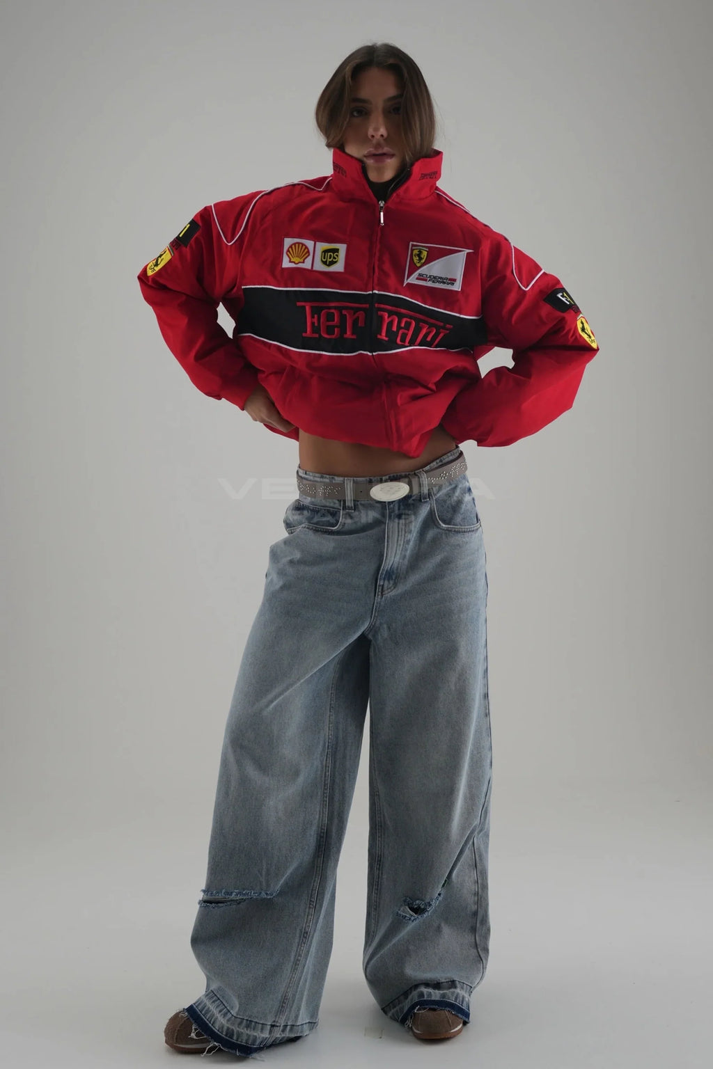 Ferrari F1 Vintage Racing Jacket - Red Edition – Ready to Ship