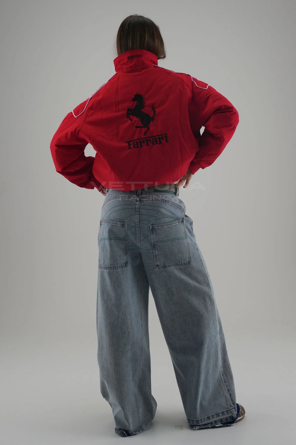 Ferrari F1 Vintage Racing Jacket - Red Edition – Ready to Ship