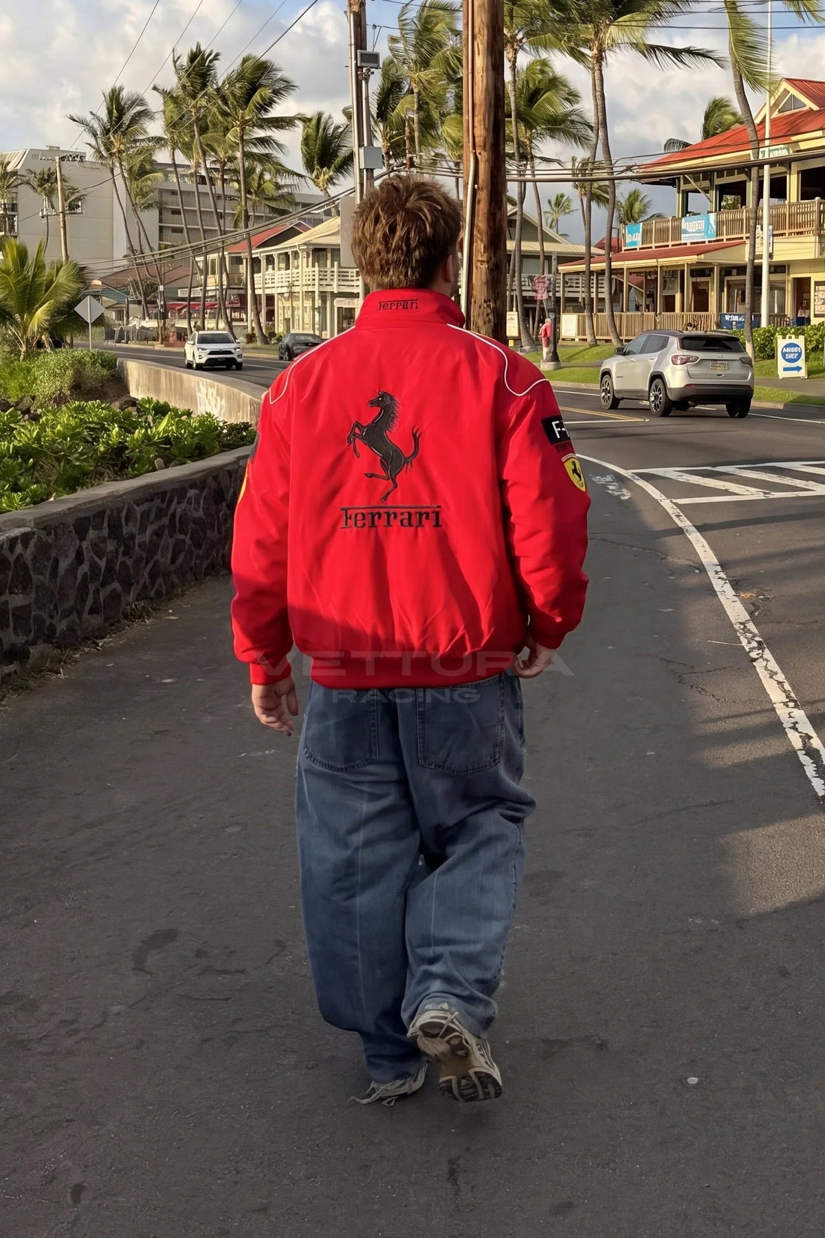 Ferrari F1 Vintage Racing Jacket - Red Edition – Ready to Ship