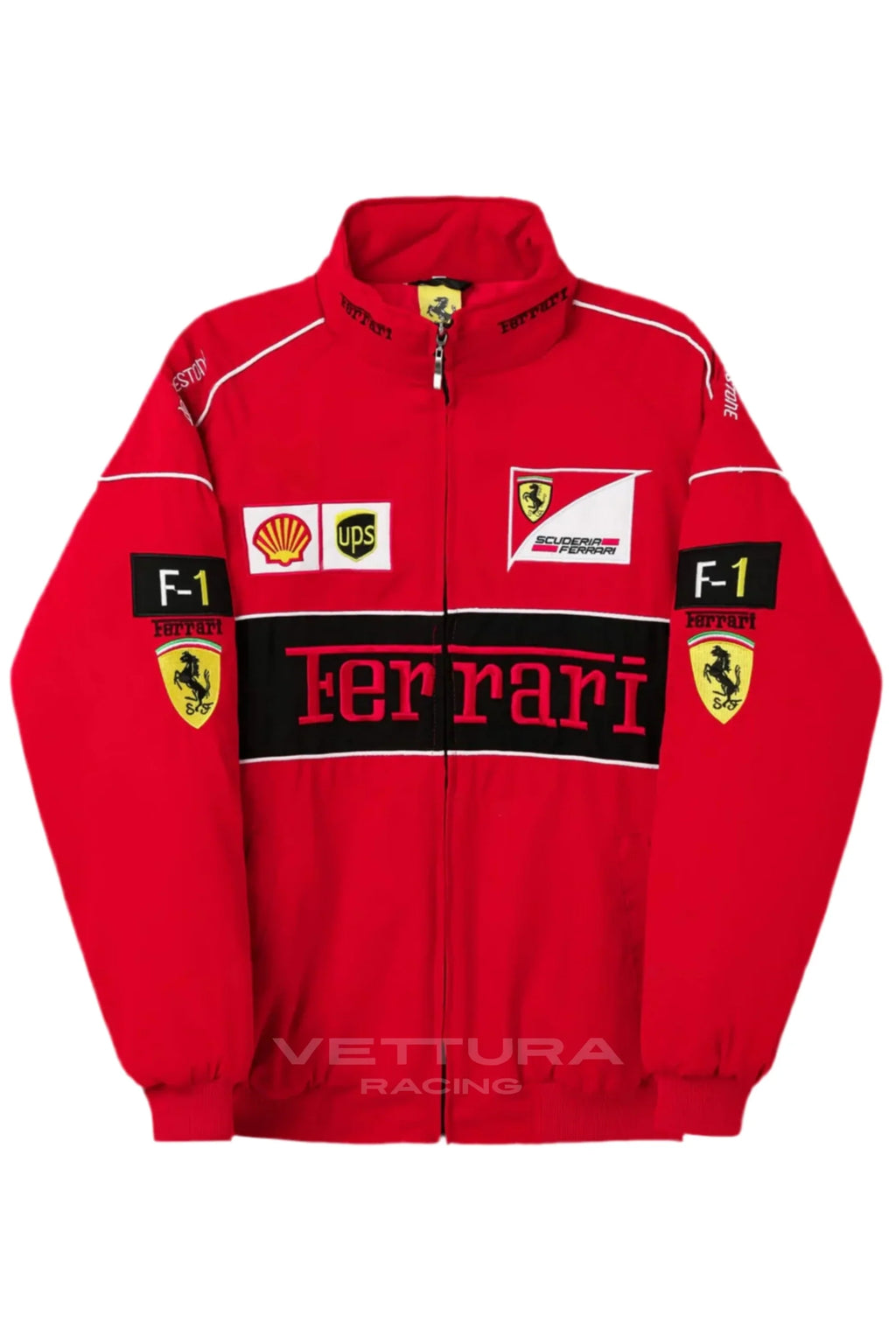Ferrari F1 Vintage Racing Jacket - Red Edition – Ready to Ship