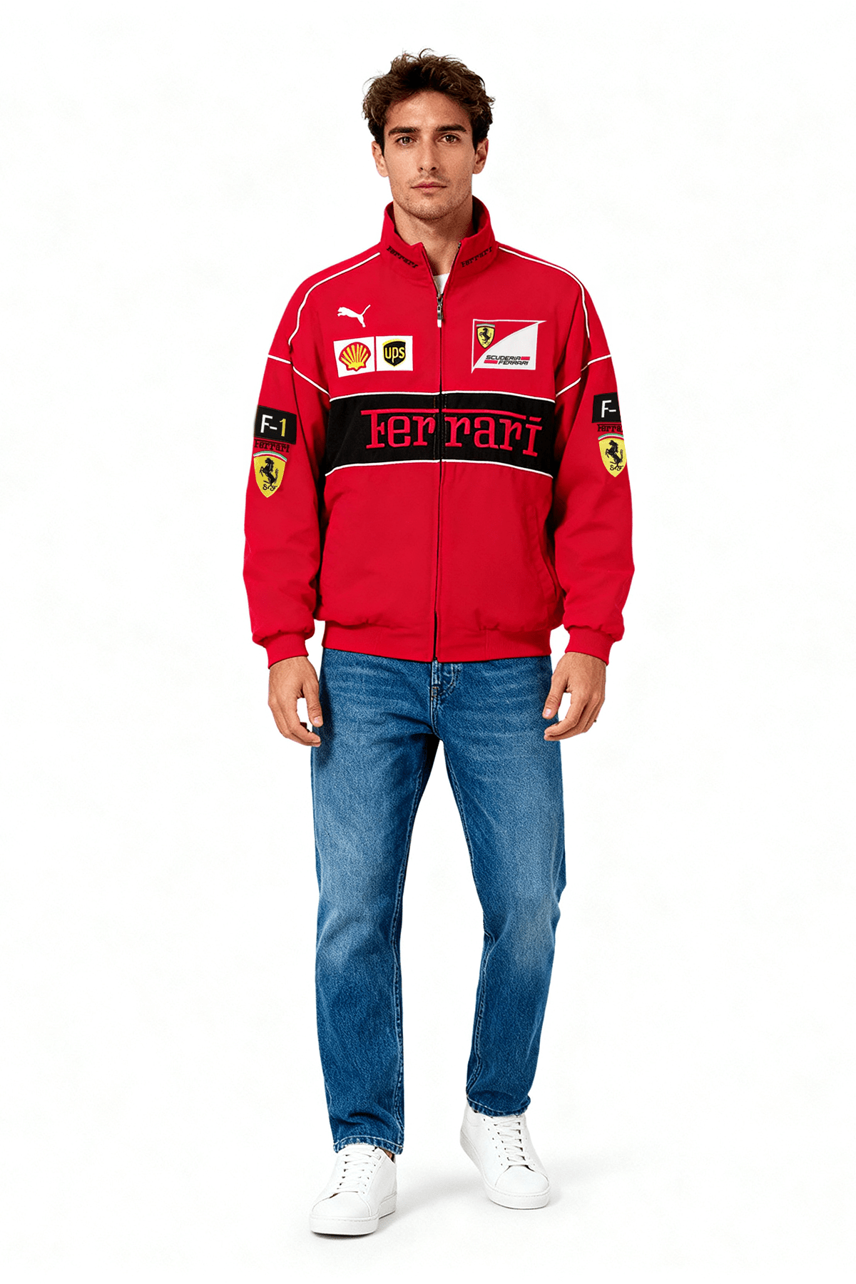 Ferrari F1 Vintage Racing Jacket - Red Edition
