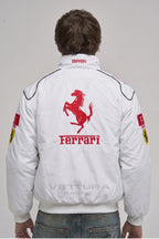 Ferrari F1 Vintage Racing Jacket - White Edition – Ready to Ship
