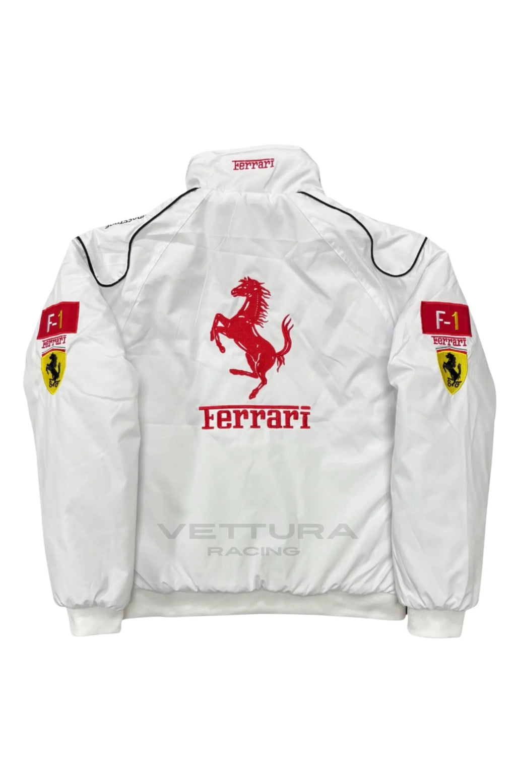 Ferrari F1 Vintage Racing Jacket - White Edition – Ready to Ship