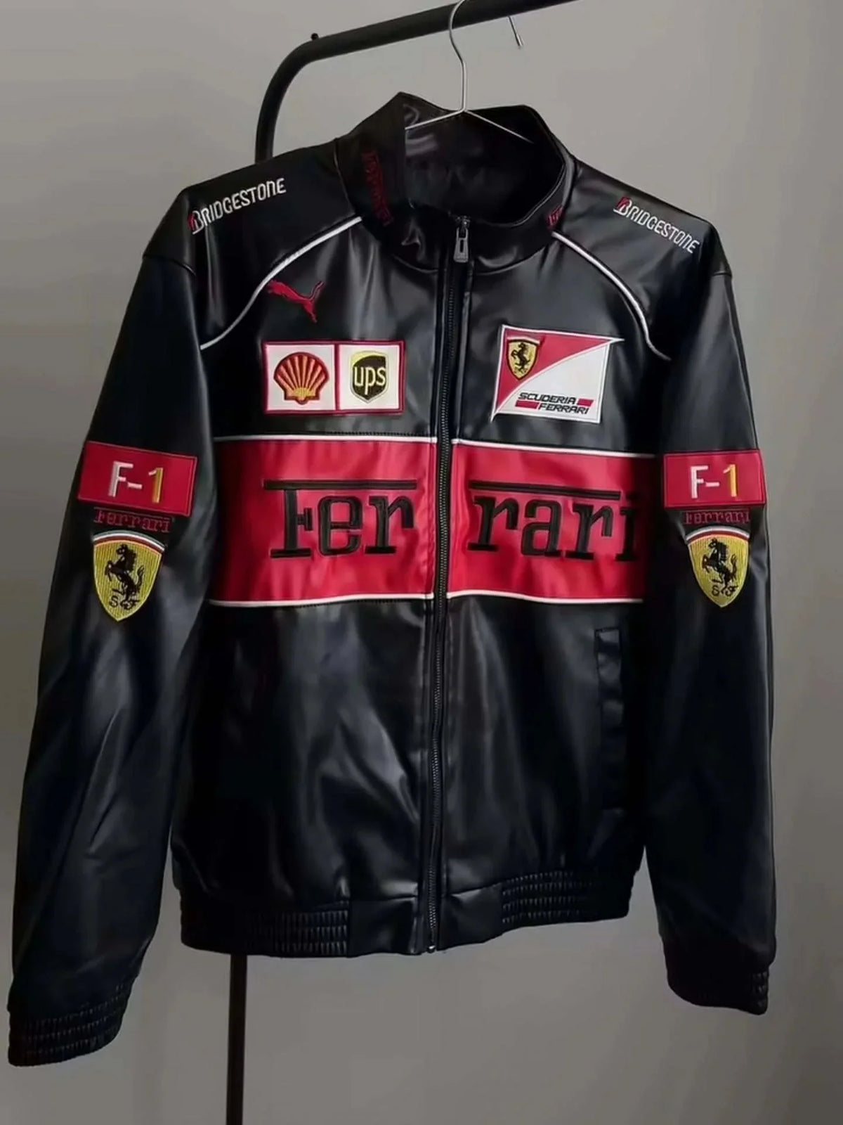 Ferrari Leather Jacket for Men | Racing Jacket – XOVRA