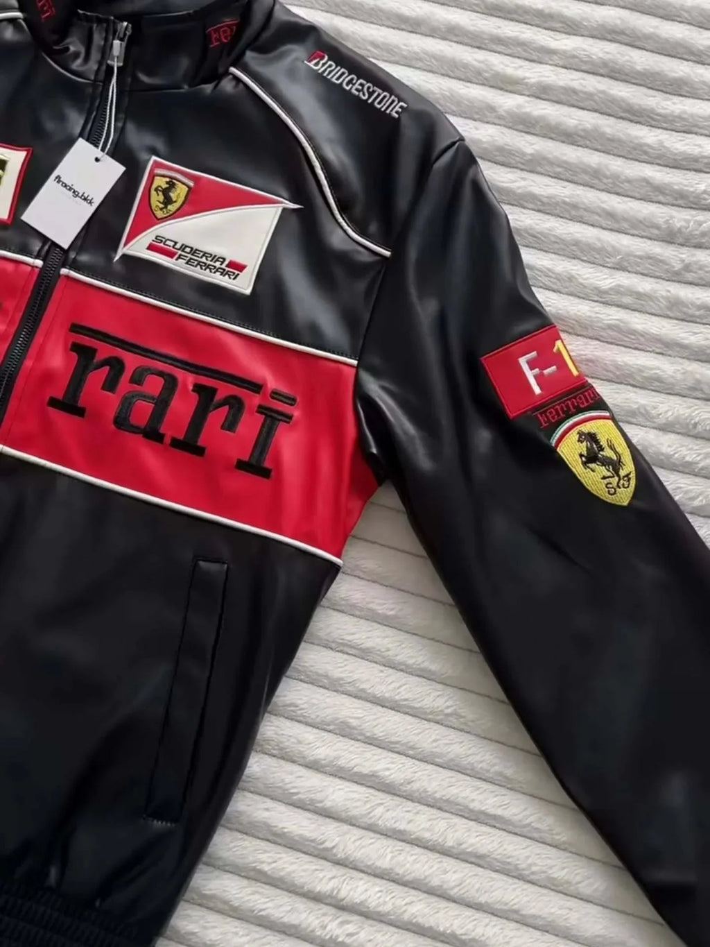 Ferrari Leather Jacket for Men | Racing Jacket – XOVRA